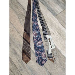 BUNDLE OF 3 MEN TIES MULTICOLOR